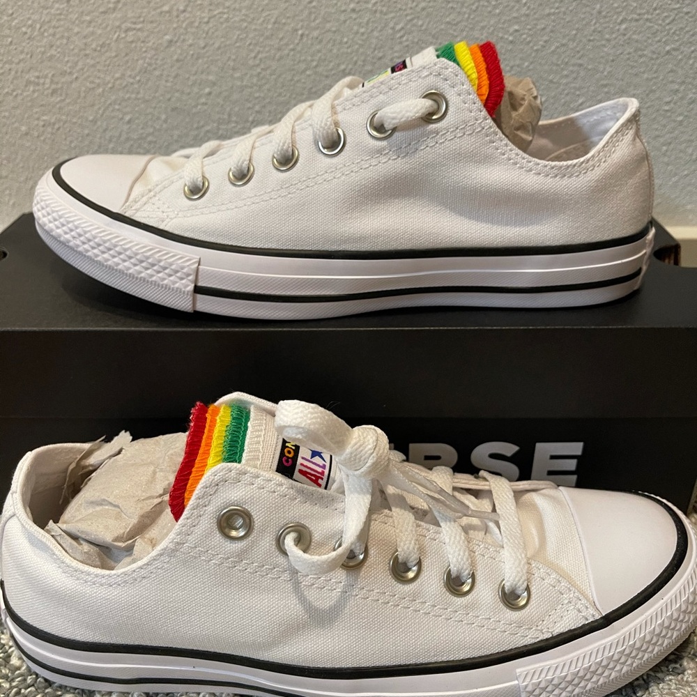 Converse CTAS Multi tongue rainbow size 6